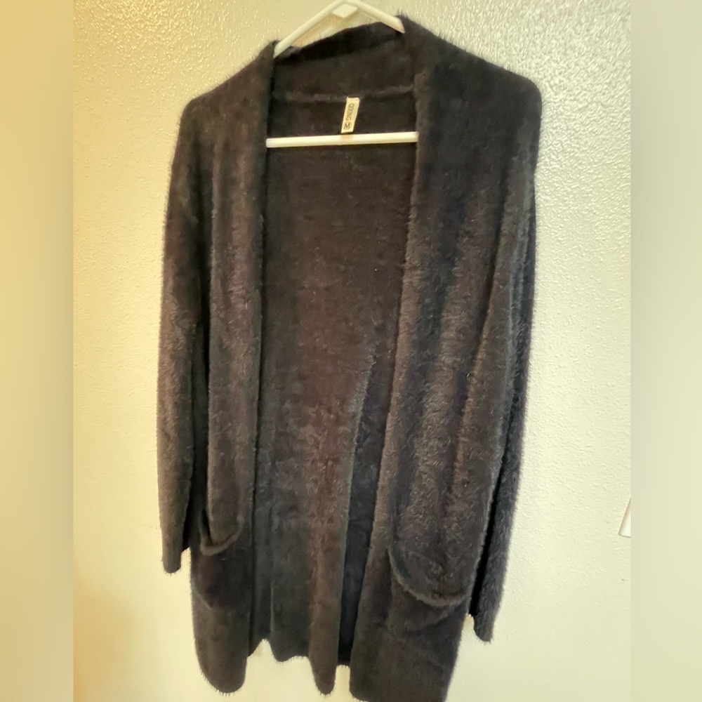 Fuzzy long sleeve back sweater - hardly worn